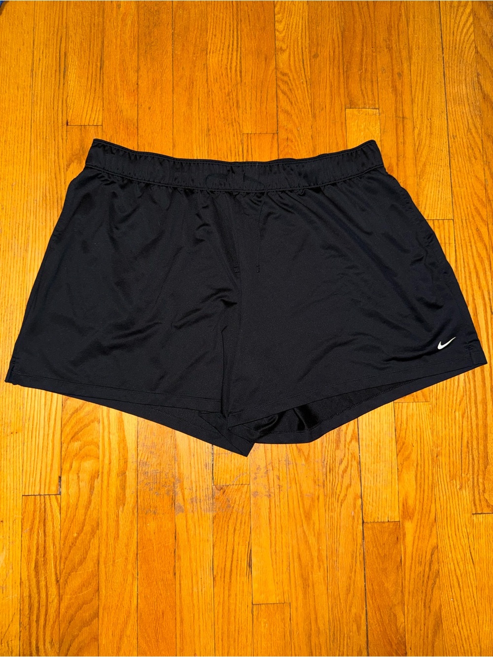 Nike Women’s Black Athletic Running Shorts with Swoosh Size 2X